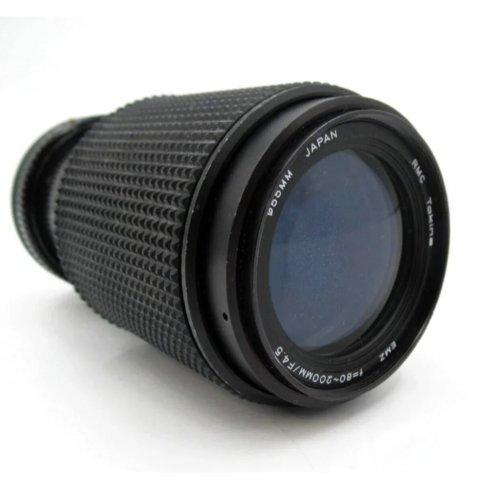 RMC Tokina EMZ Camera Lens 80-200mm F/4.5 Manual Telephoto Canon FD Mount